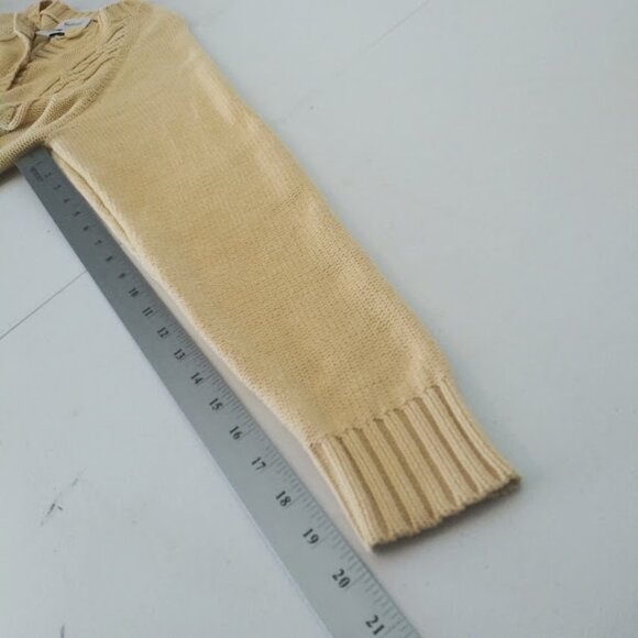 Westbound women's size M yellow cardigan knit sweater - Picture 9 of 15